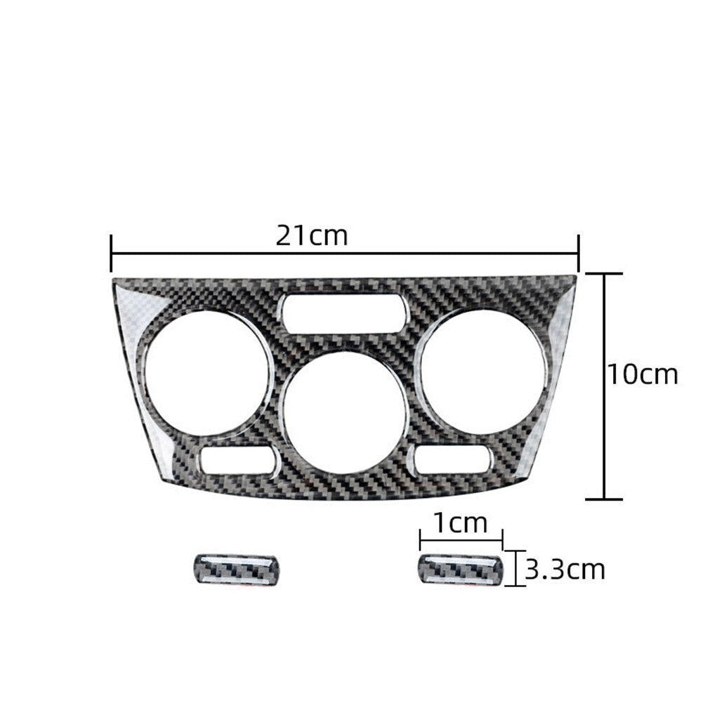 5Pcs Red Carbon Fiber Ineterior Speedometer Cover Trim For Fiesta 2011-2015 v