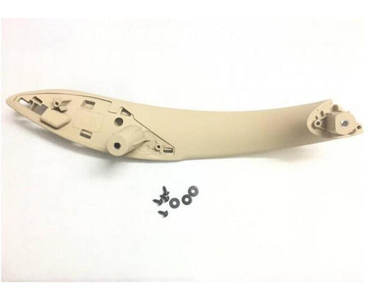 One-piece beige inner door panel handle pull edge cover for F30- n