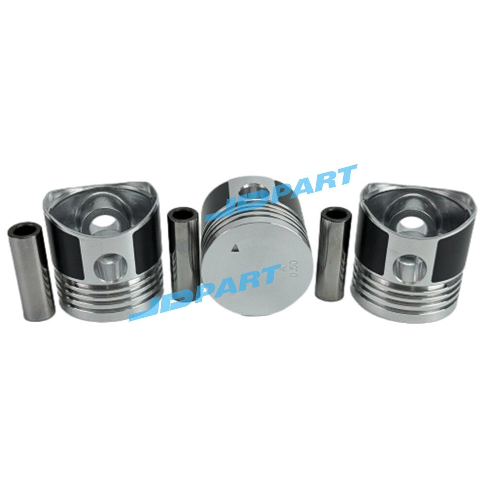 3-piece pack of K3B + 0.5 piston parts for excavator engines.
