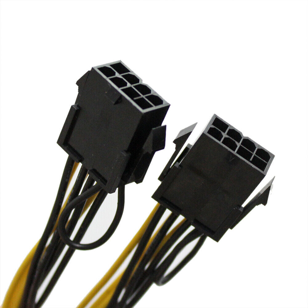 Compatible with NVIDIA Dual 8 to 8 power adapter cable for K80 M40 mesh M60 P40 P100 GPUs n