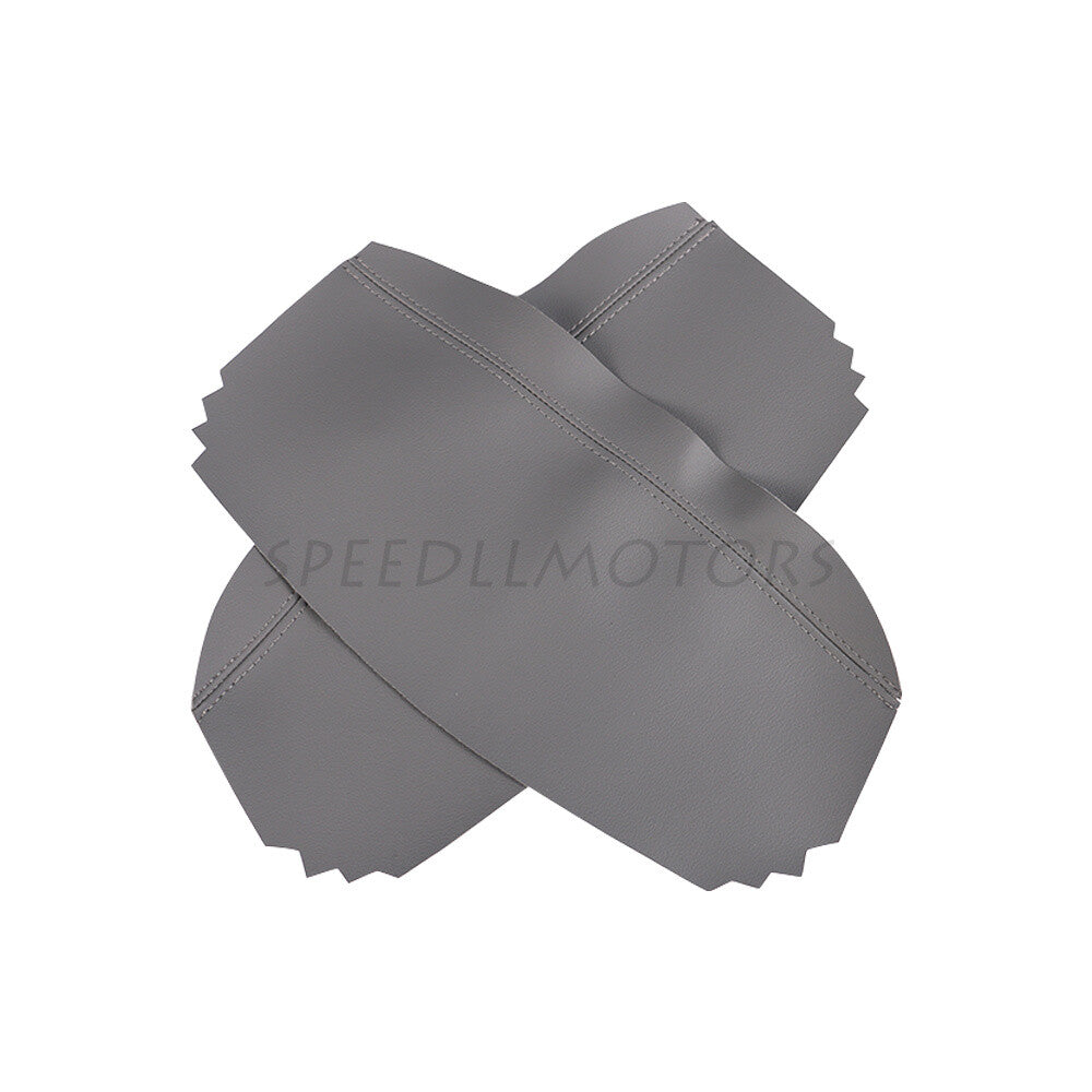 Fits 2005-2010 for Acura RL Synthetic Leather Console Lid Armrest Cover Taupe Gray Q