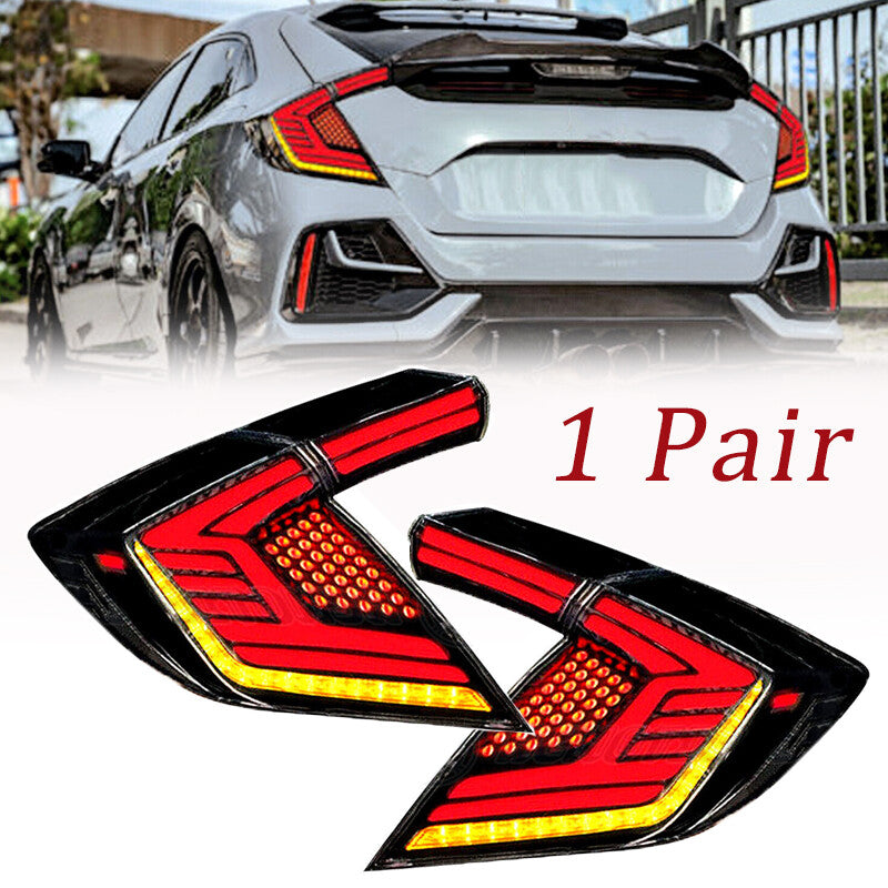 LED Tail Lights for Honda for Civic Hatchback FK7 FK8 2017-2021 Rear Lamps