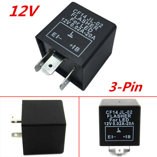 CF14JL-02 Motorcycle Flasher Relay Fix for Hyper Flash Signal Blinker LED Light v