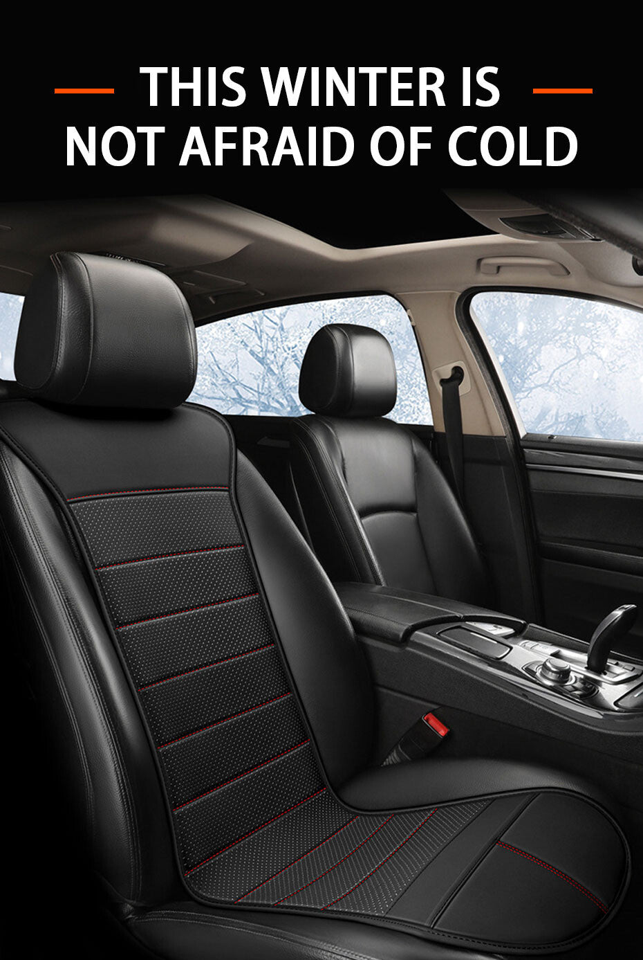 12V-24V Car Heated for Seat Cover Black Cushion Warmer Heating Warming Pad Cover