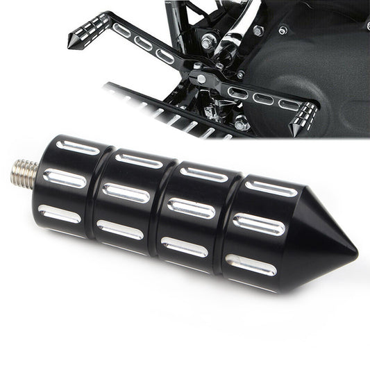 for Harley Dyna Road Glide Softail Black Cut Spike Gear Shift Lever Shifter Peg Q