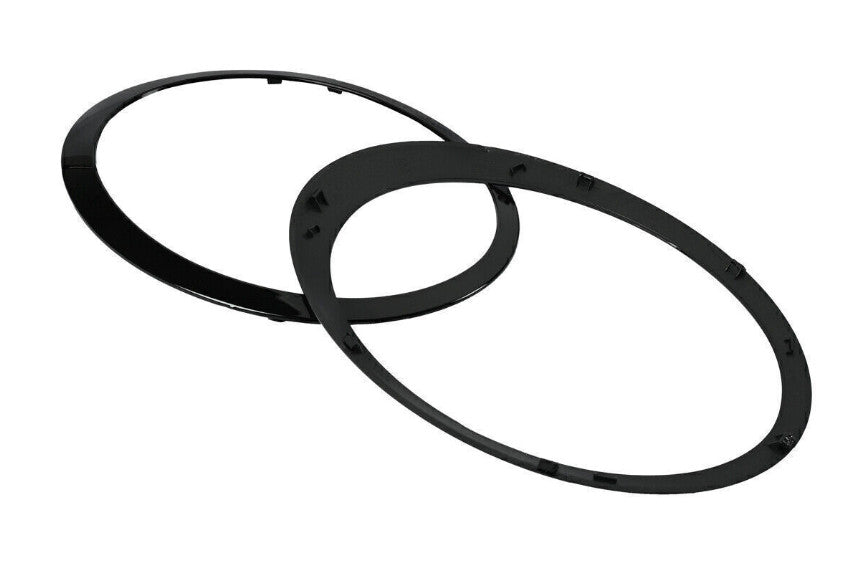 1Pair Gloss Black Headlight Trim Ring for Mini Cooper R55 R56 R57 2007-2015