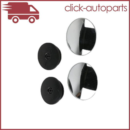 Pair Universal Car Wide Angle Convex Rear Side View Blind Spot Wing Mirror
