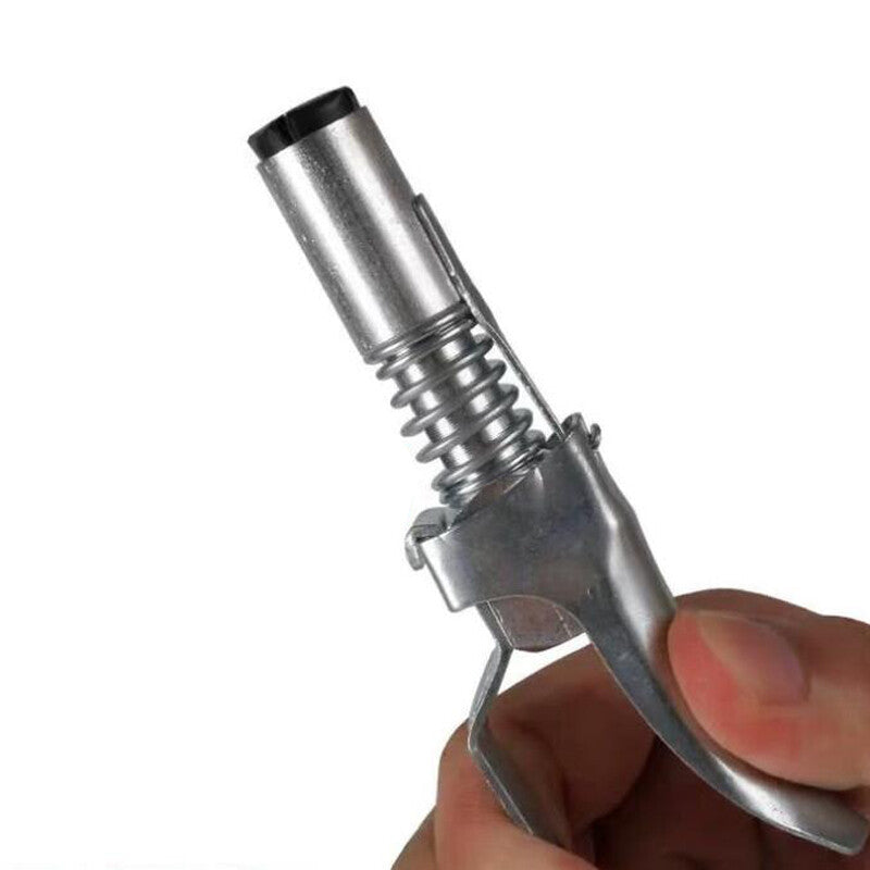 Self-releasing, quick-release, one-handed grease/butter coupler, 1/8 inch NPT accessory tool, 10000psi. n
