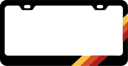 Metal Tri Color Car SUV License Plate Frame Cover for Toyota TRD Accessories