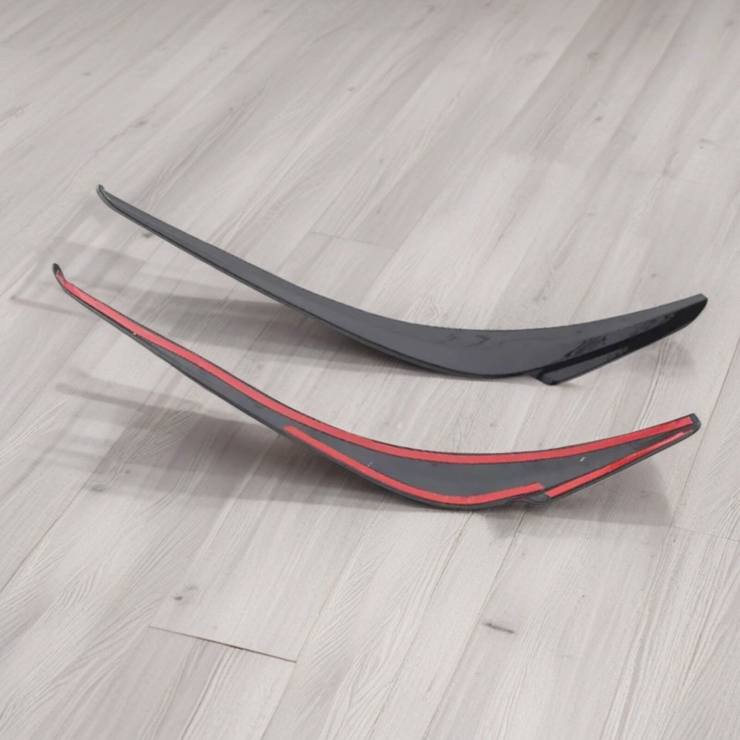 for Toyota for Corolla 2020-2024 Front Headlight Eyebrow Eyelid Strip Glossy Black