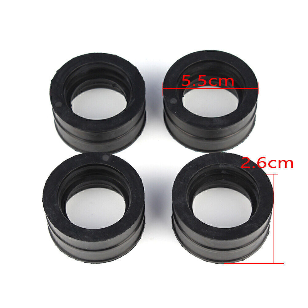 4x Motor Carburetor Intake Boot Joint Replace for Honda VF700F Interceptor 84-85 Q