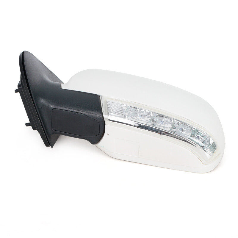 Left Rearview Mirror 8PINS With Lamp White for Hyundai Santa Fe 2.4L 2.7L 07-12