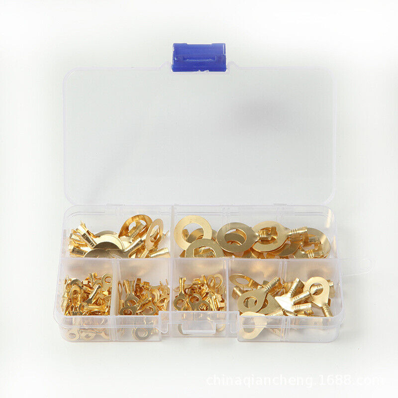 150-piece pack of toroidal battery lugs, copper wire lugs, heavy-duty battery cable terminals - n