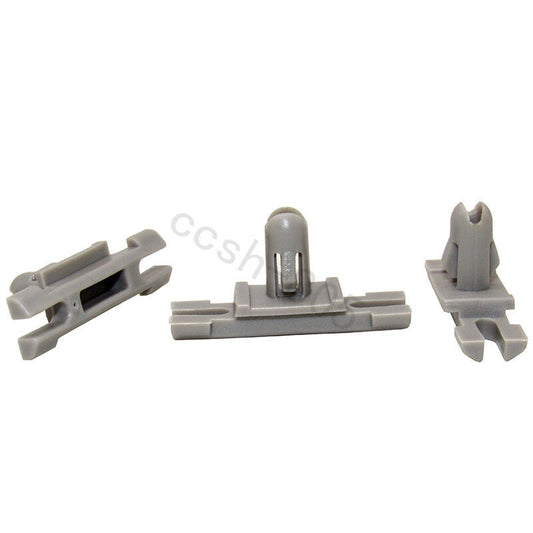 10 Pcs Car Door Window Exterior Chrome Trim Moulding Clips for BMW 3-Series