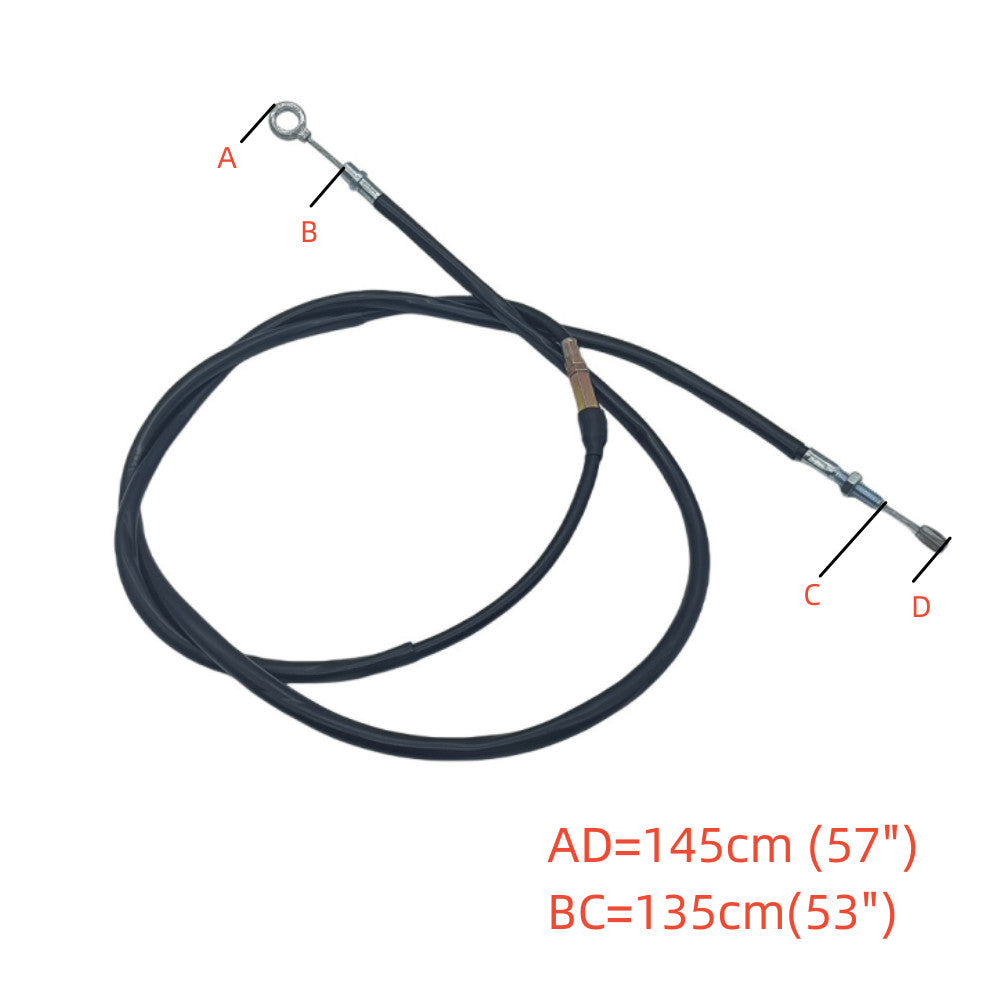 57-inch 145cm clutch cable is suitable for Harley Sportster 883 1200 48 XL1200X- n