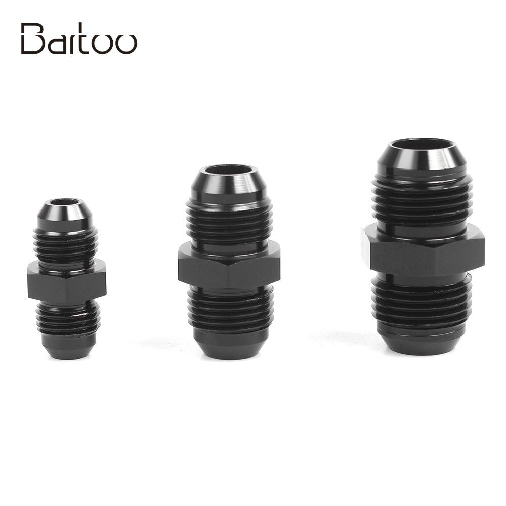 Male Flare Coupler Fuel Hose Adapter Union Straight Fitting 2PCS Q