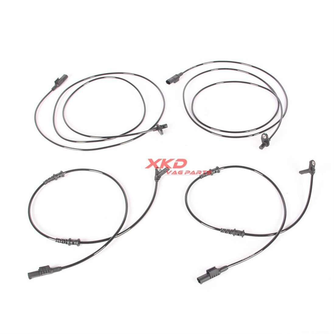4* Front & Rear ABS Wheel Speed Sensor L&R Kit Fit for VW Crafter for Mercedes-Benz Q