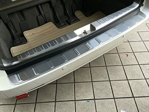 for Toyota for Sienna 2018-20 Silver Steel Outside Rear Bumper Sill Cover Guard Trim