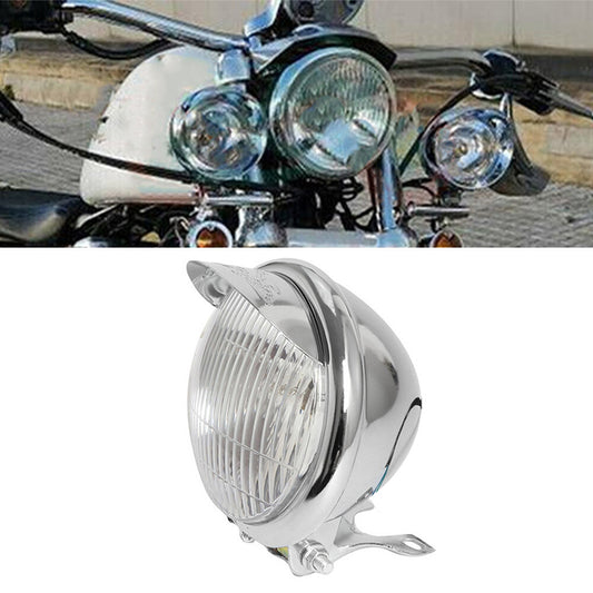 5'' Motorcycle Vintage Metal Front Headlight FIT for Harley for Suzuki for Honda for Harley Q