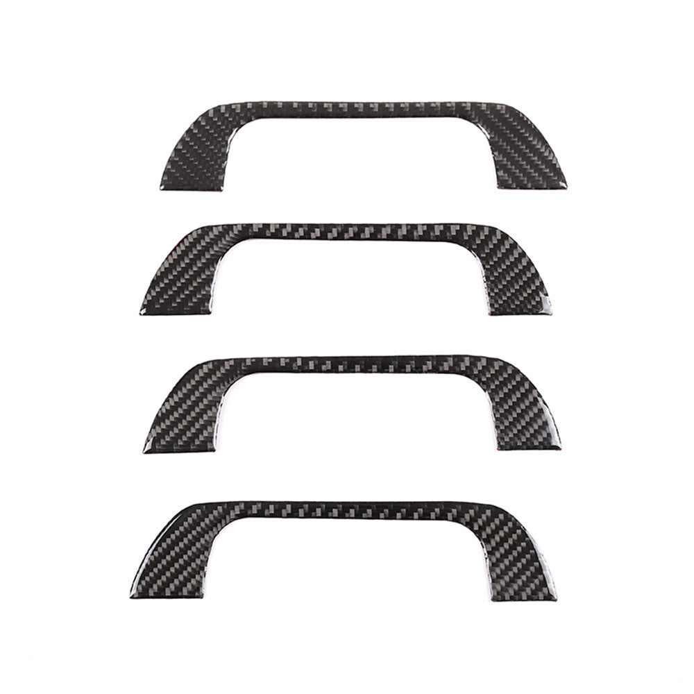 4¡ÁCarbon Fiber Interior Roof Grab Handle Panel Trim for Honda CR-V CRV 2007-2011