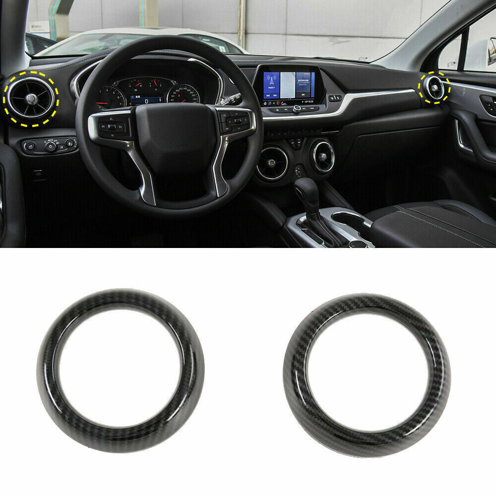 4PCS Front Dashboard Air Outlet Vent Cover Trim for Chevrolet Blazer 2019-2022