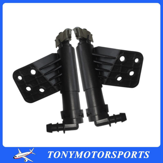 Fits for Kia Sportage 2016-2019 Right Left 2Pcs Black Headlight Washer Jet Nozzles