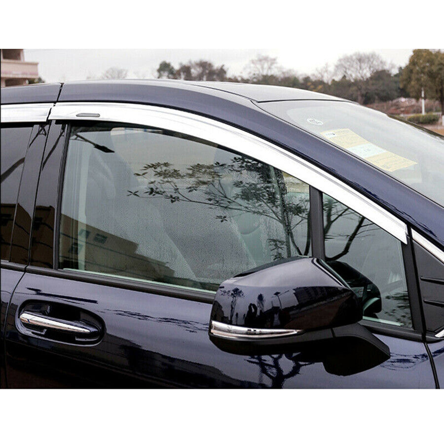 for Toyota for Sienna 21-23 ABS Chrome Window Visor Vent Shades Sun Rain Guard Decor