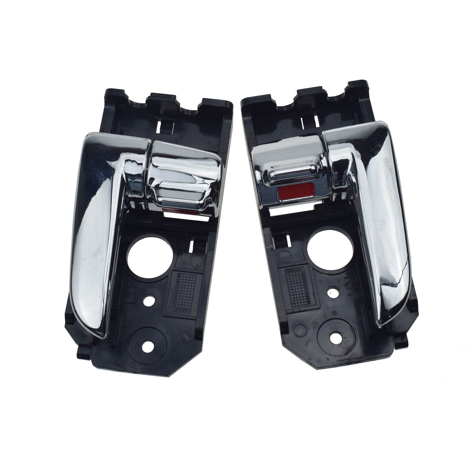 2 Pieces Front/Rear Inner Door Handles Left and Right for for Kia SPECTRA 2004 2006 for CHRome - v