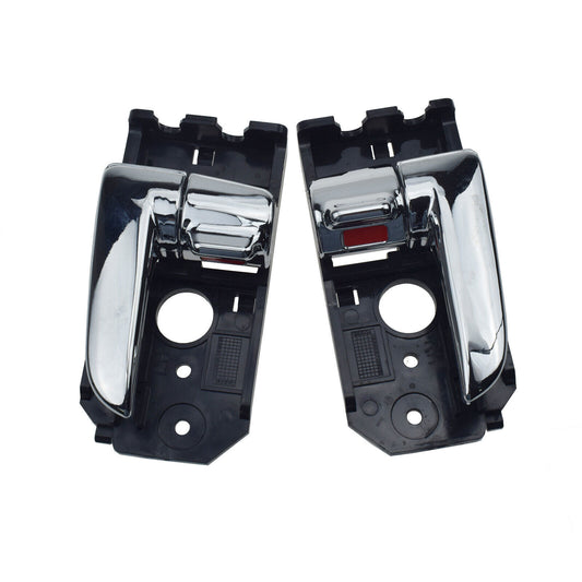 2 Pieces Front/Rear Inner Door Handles Left and Right for for Kia SPECTRA 2004 2006 for CHRome - v