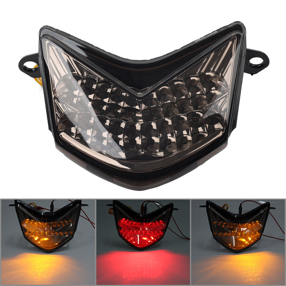 LED Integrated Taillight Turn Signals Lens for KAWASAKI ZX10R 2006 2007