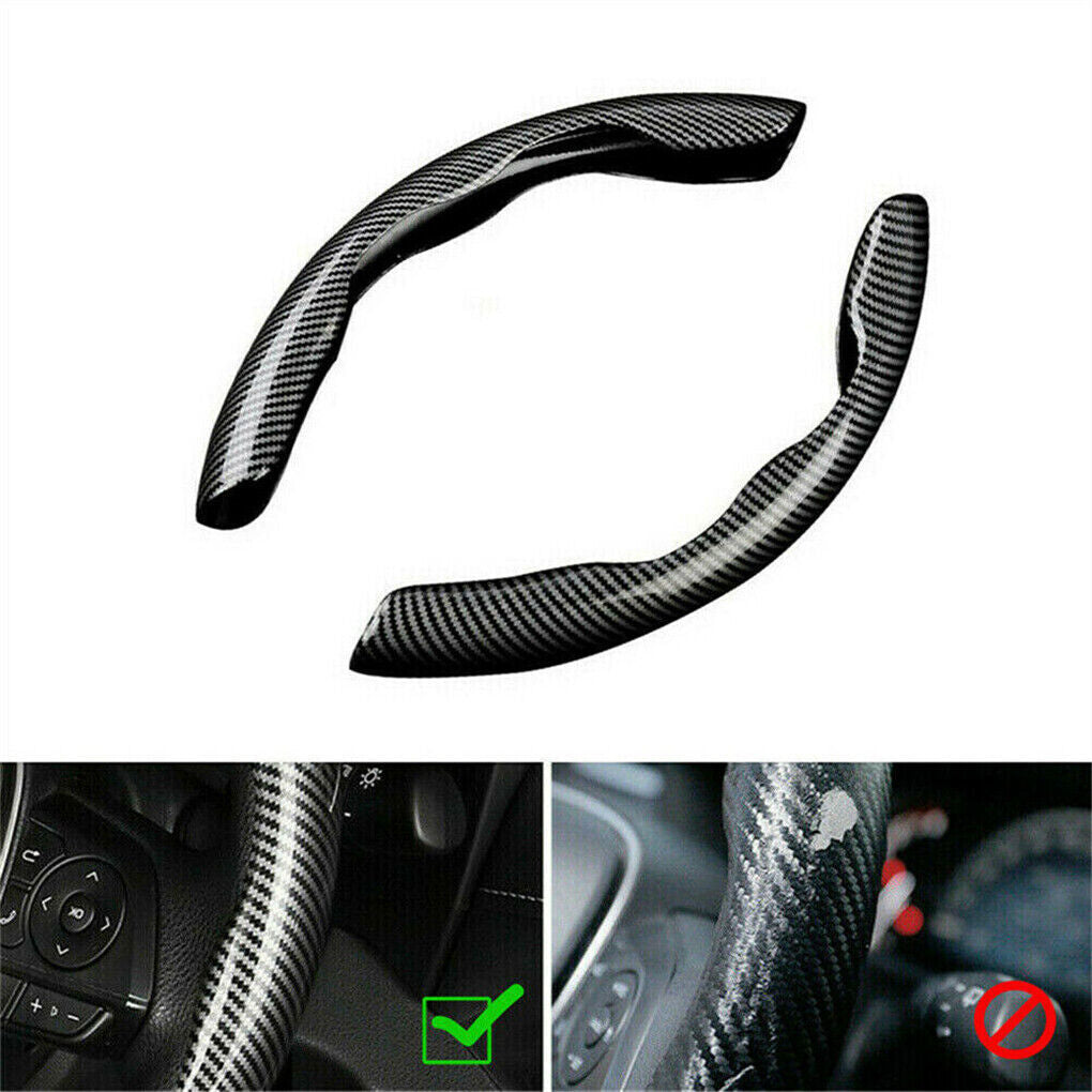Universal Car Accessories Carbon Fiber Car Steering Wheel Booster Cover Nonslip n