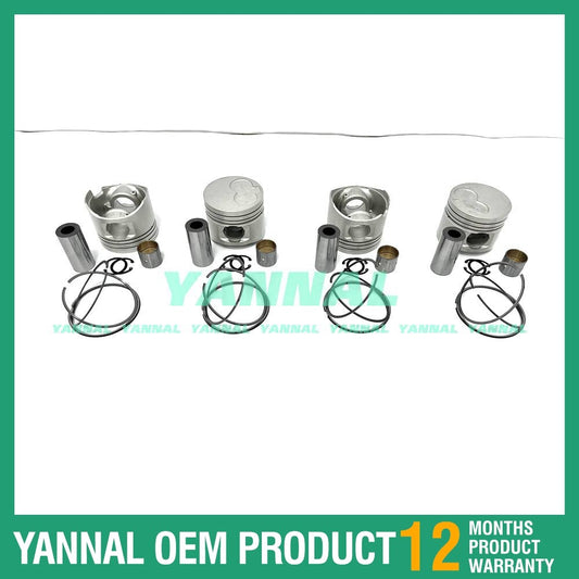 for Toyota 1KZ engine parts - piston with rings