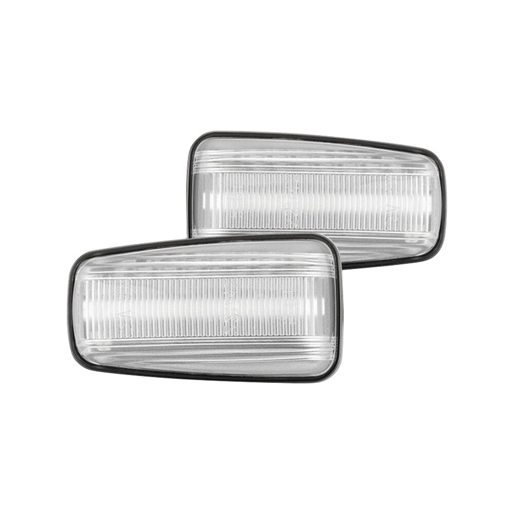 2Pcs LED Turn Signal Side Light Indicator Clear For Berlingo Dispatch Ranch 306 Q