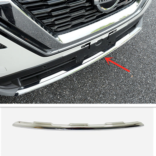 for Nissan Rogue 2021-2024 Front Lower Bumper Chrome Protector Strip Cover Trim
