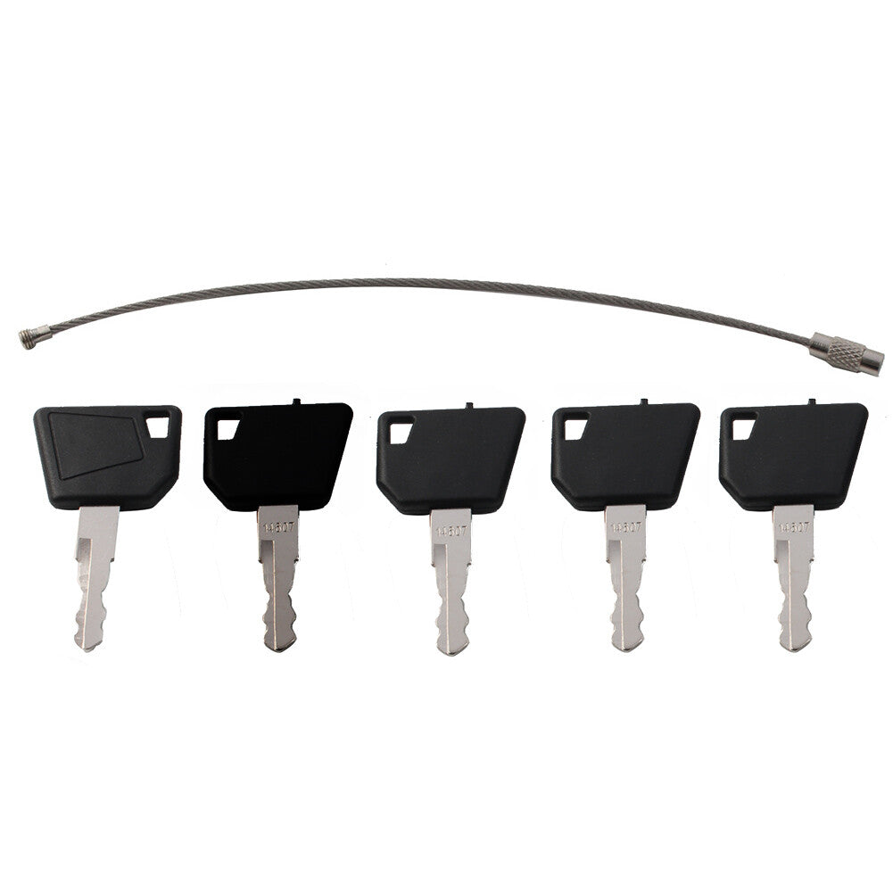 Z¨¹ndschl¨¹ssel 5 St¨¹ck f¨¹r JCB Caterpillar Dynapac for Volvo 14607 701/45501 422455