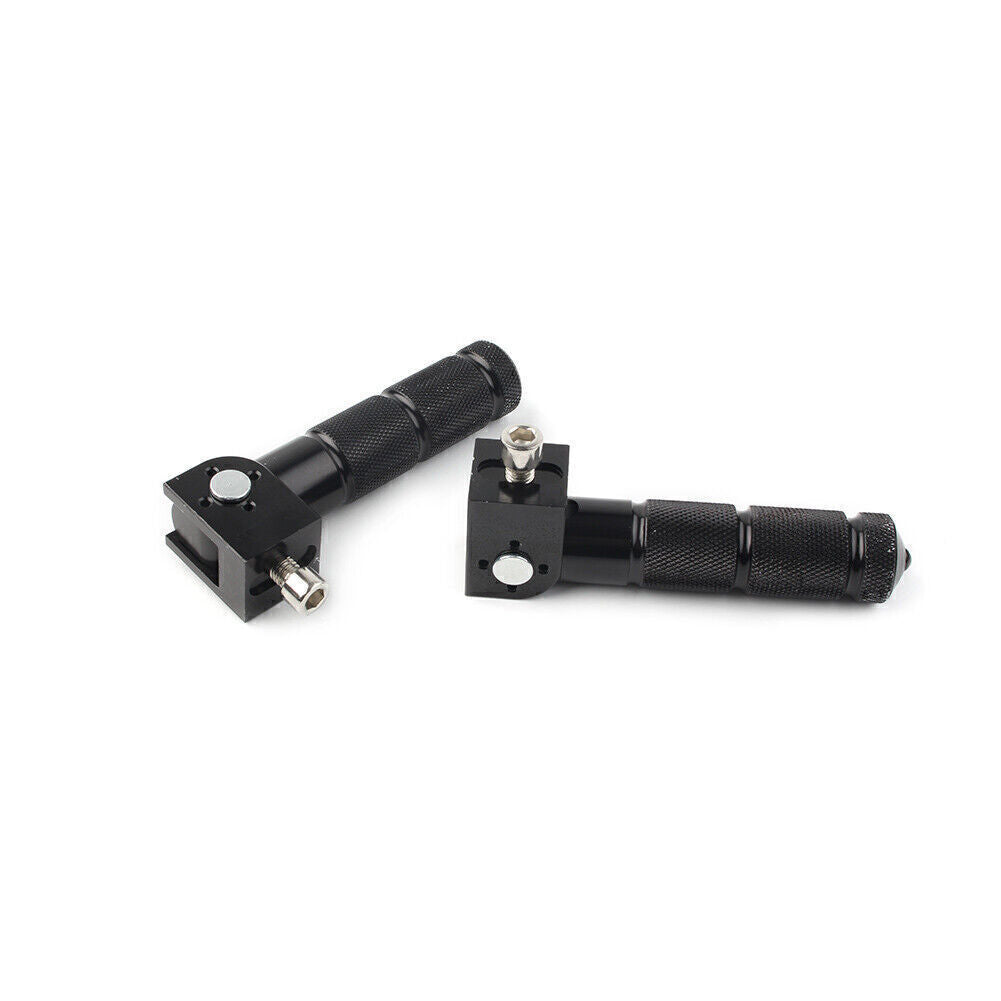 CNC Foldable Foot Pegs Footrests Universal Fit Motorcycle Bike Rear Pedals