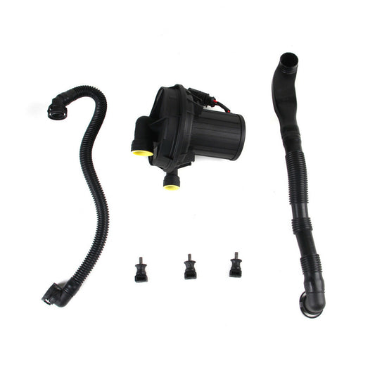 Secondary Smog Air Pump W/ Intake Hoses Set Fit for VW for Passat for AUDI for A4 for A6 Q