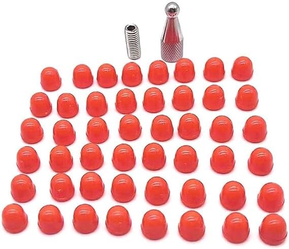 48Pcs Dent Removal Rubber Tips Dent Repairs Tools Set Dent Repair Hammer Tip v