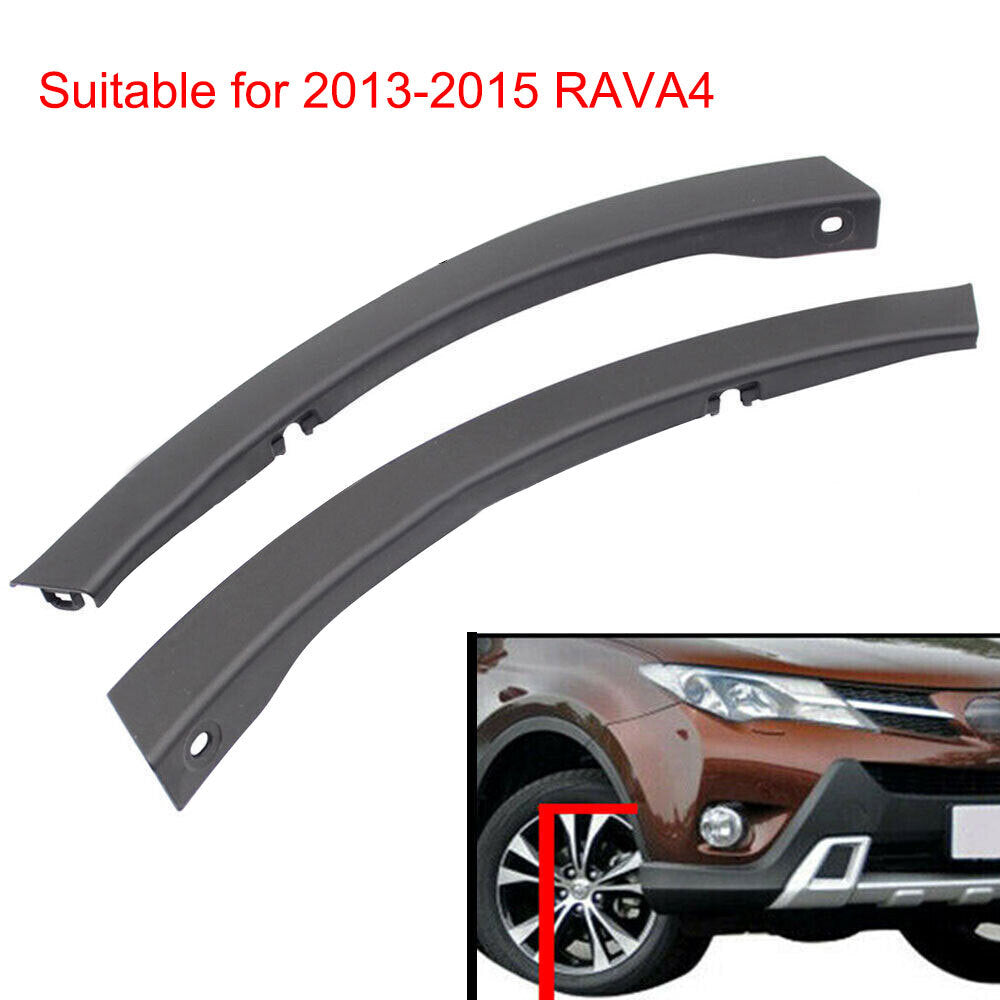 Two-piece front bumper wheel mudguard molding, left and right, suitable for 2013-2015 RAV4 JD- n