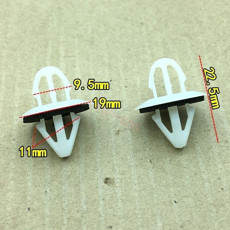 10 Pcs Car Front Fender Linner Wheel Arch Trim Retainer Clips for Nissan