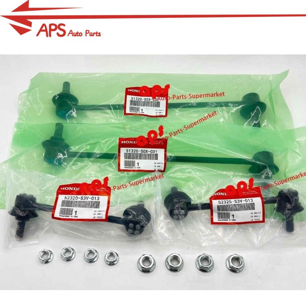 Equipment Manufacturer 4-Piece Front and Rear Rocker Stabilizer End Chain Kit for 07-15 Pilot MDX ZDX