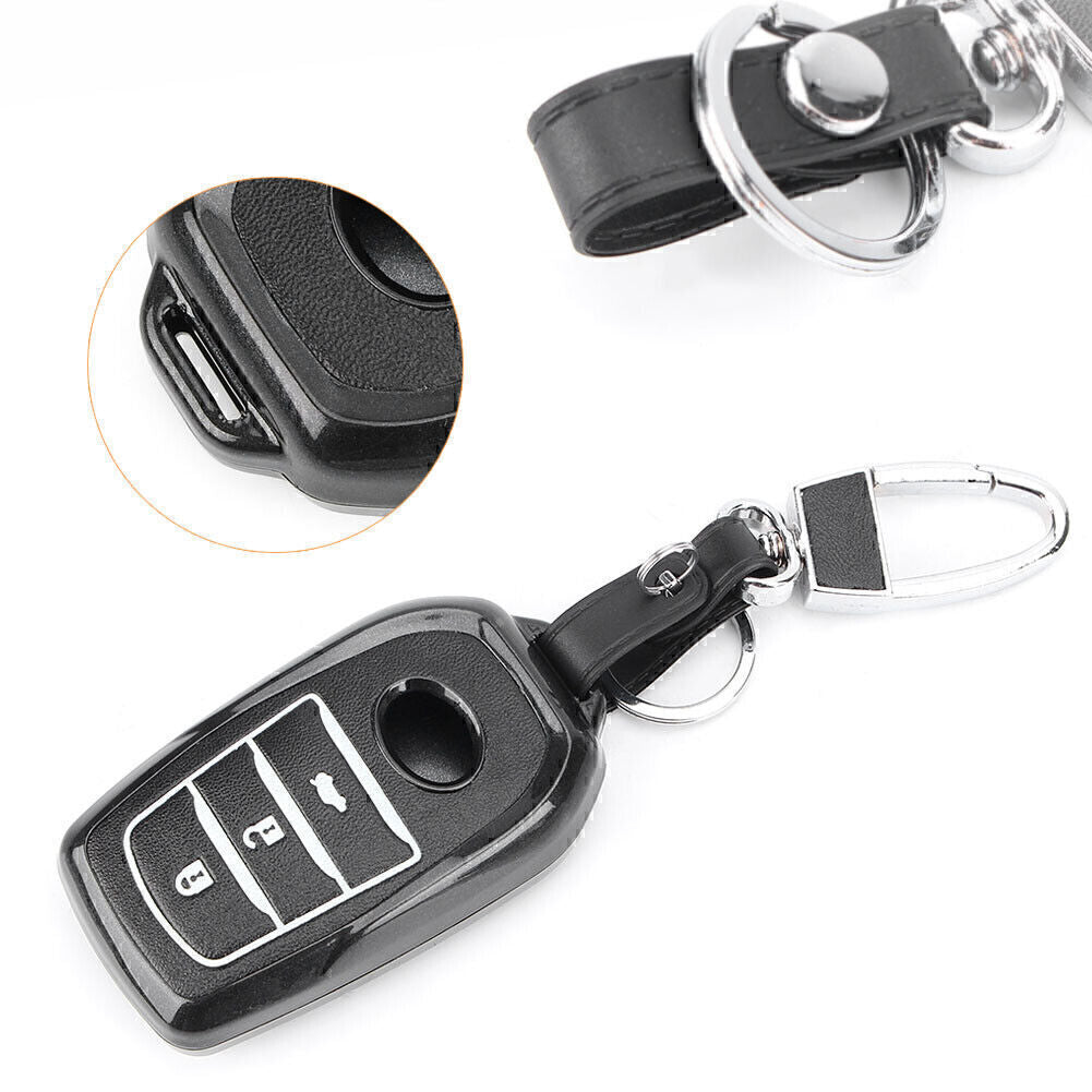 Car remote keychain case, suitable for Toyota RAV4, for Corolla , Prado, and for Land Cruiser .