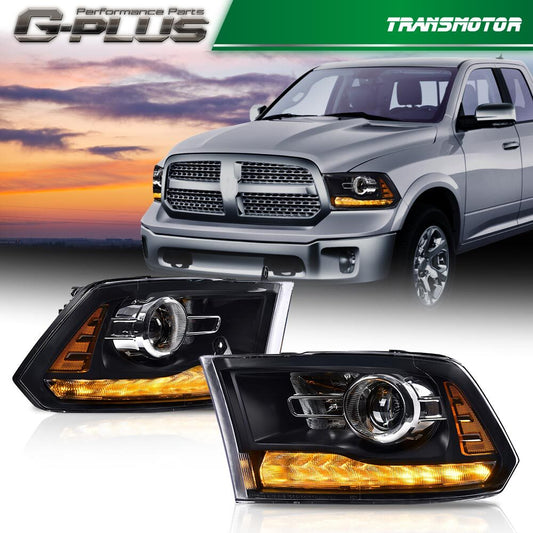 September 2018 - 2018 for RAM 1500 2500 3500 Black Bulb LED DRL