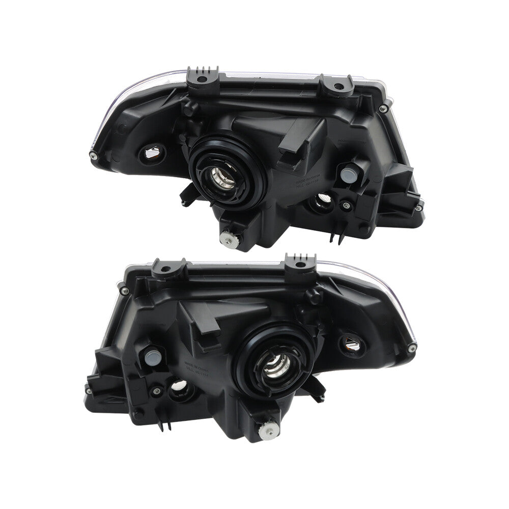 Package applicable to 2009-2020 Frontier Lens Chrome Clear Headlights Driver + Passenger - n