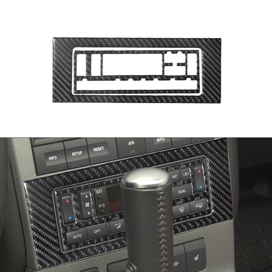 Carbon Fiber Digital Climate Control Cover Trim for Ford Explorer 2008-2010