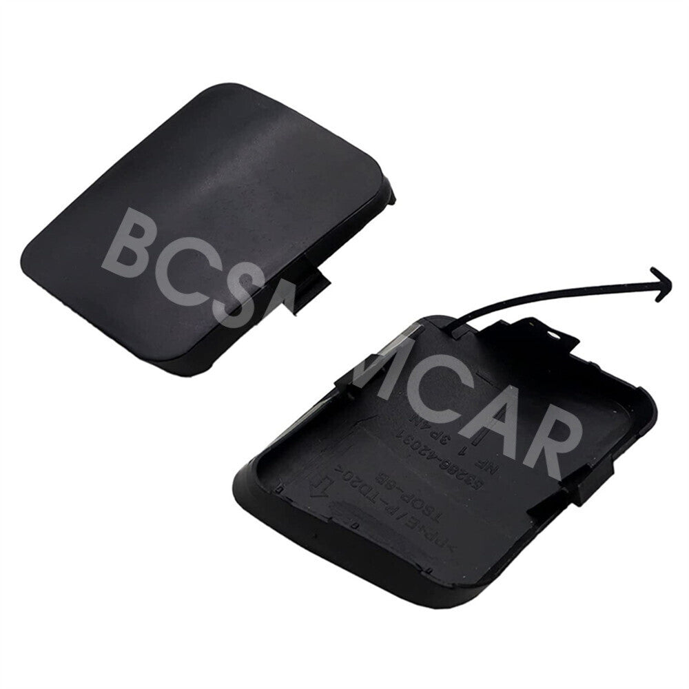 Tow Eye Cover Set Fit For 2006-2008 for Toyota RAV4 Front Driver And Passenger Side Q