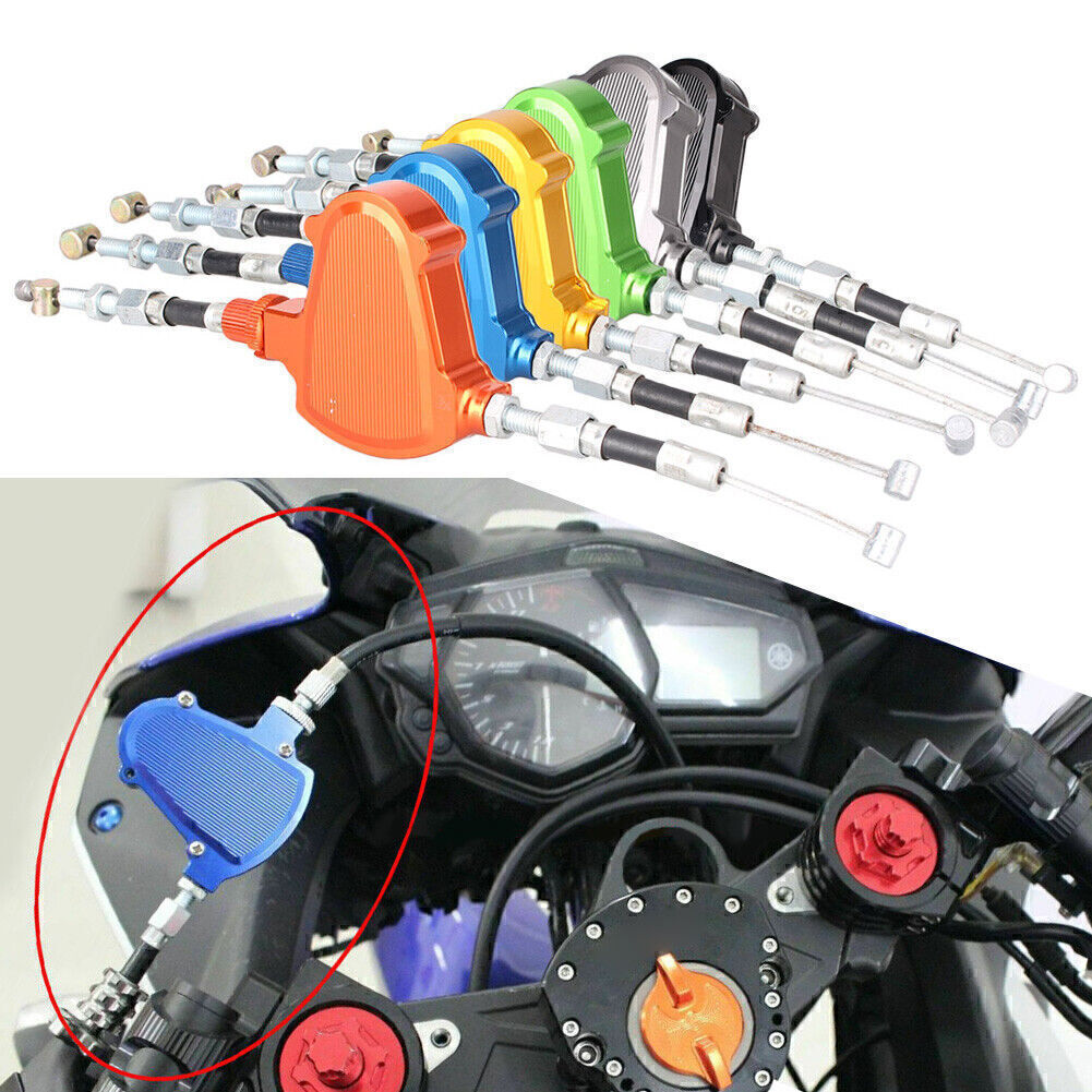 Motorcycle Easy-Pull Clutch Cable Lines Fit for Honda CRF450R CRF450X 02-2016 Orange Q