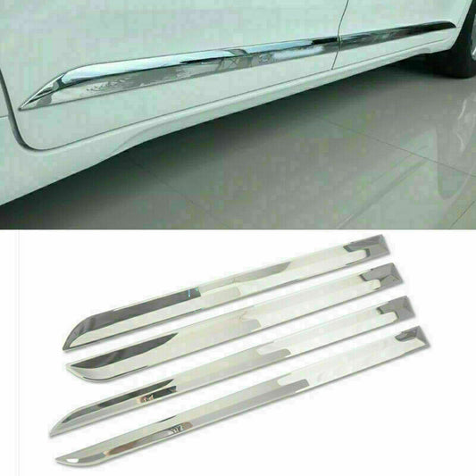 for Toyota for Sienna 2011-2020 Chrome Car Side Door Body Molding Cover Trim Guard
