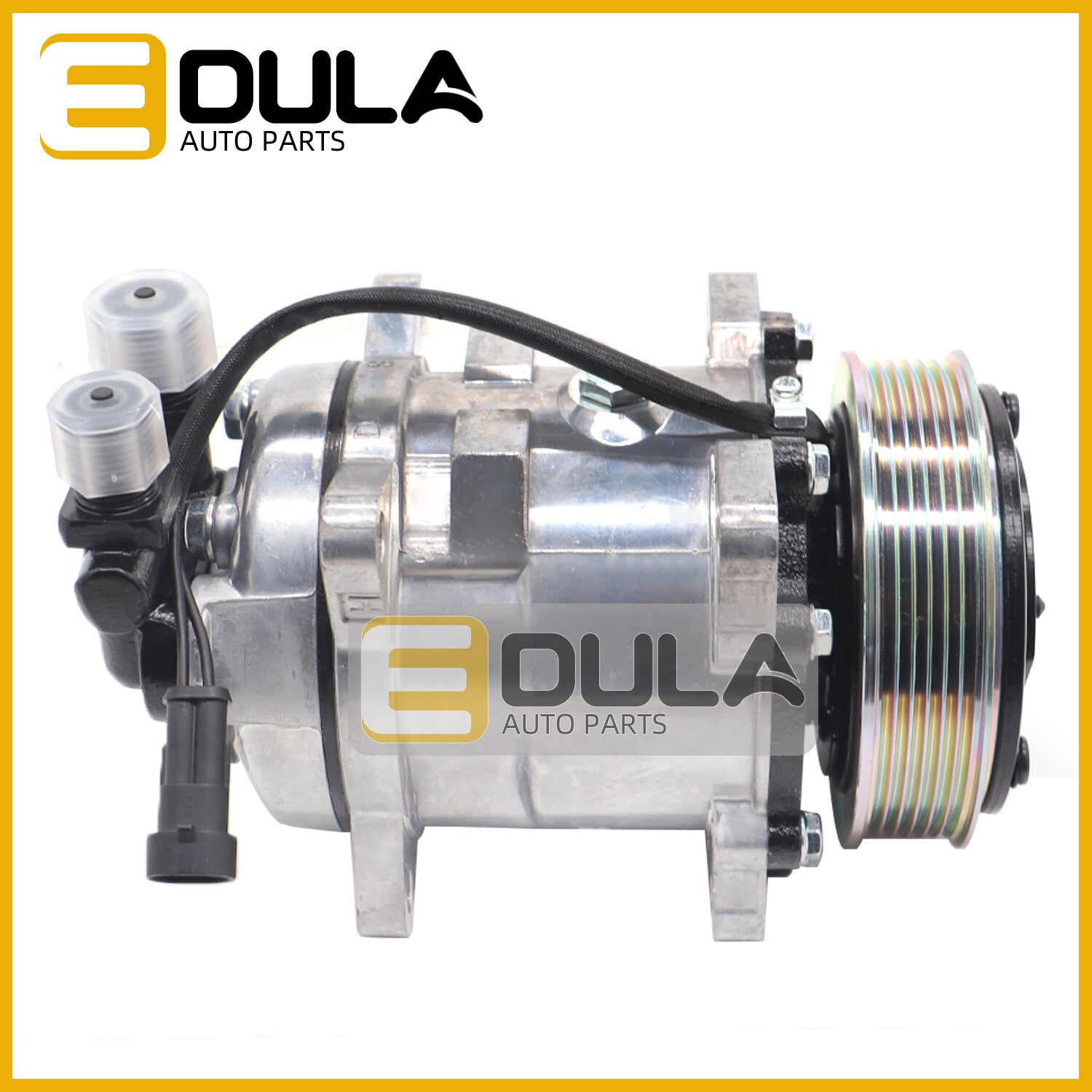 The 5H11 AC compressor is suitable for Bobcat skid steer loaders S630, S650, S750, and T630. (6698590-)