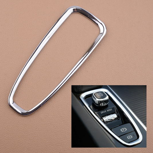 Silver Console Gear Shift Box Frame Cover Trim Fit for for Volvo S90 V90 17-2019 v